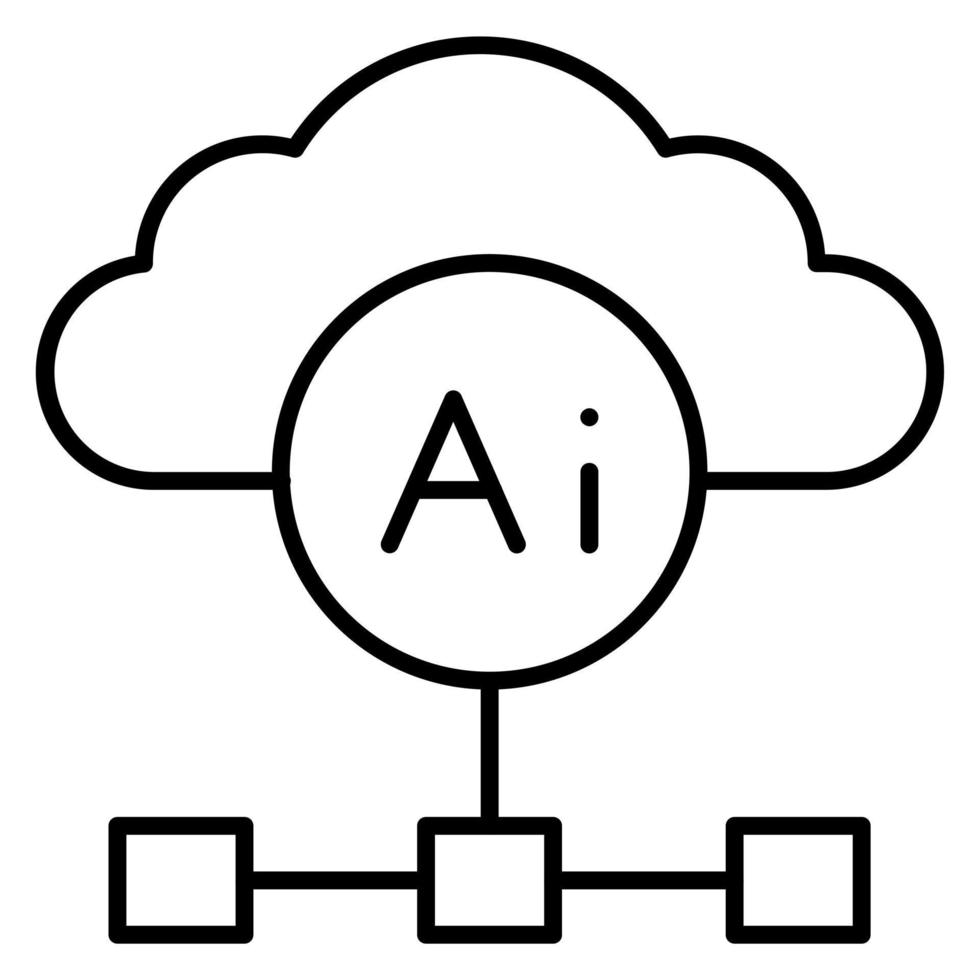 Cloud Based Architecture vector icon 21716683 Vector Art at Vecteezy