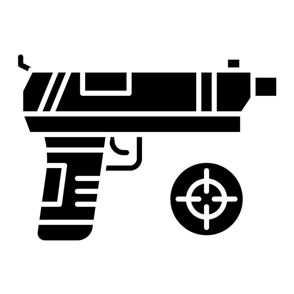 juego pistola vector icono
