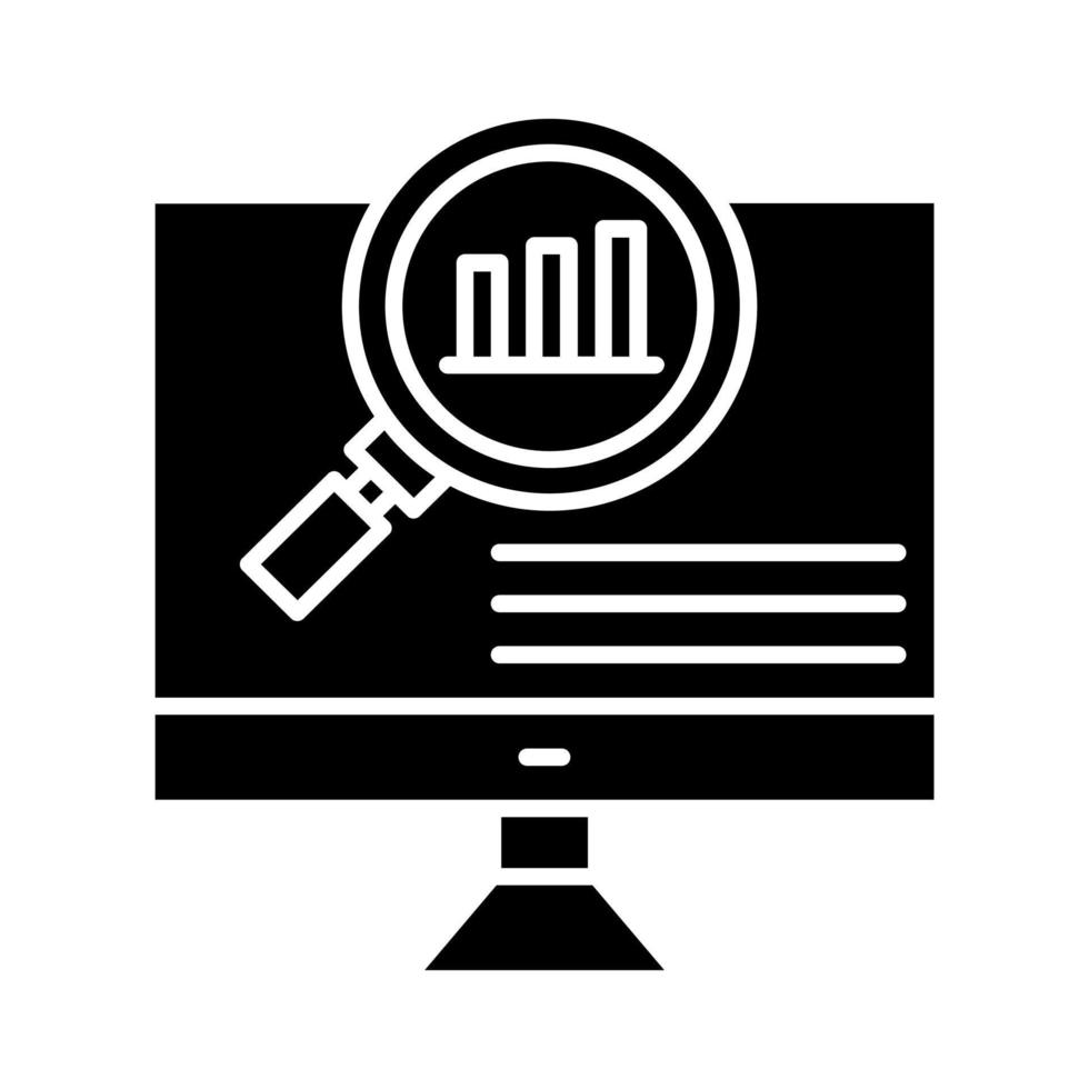Monitoring vector icon