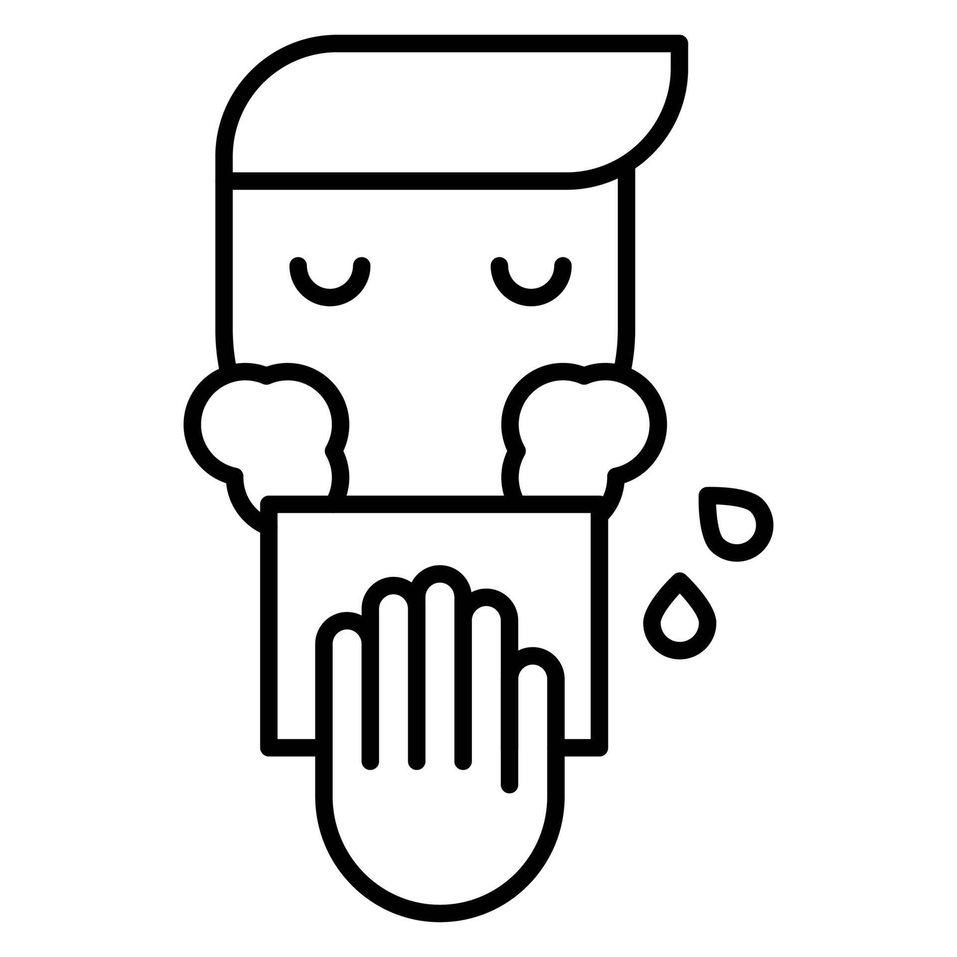 Wash Face vector icon 21716719 Vector Art at Vecteezy