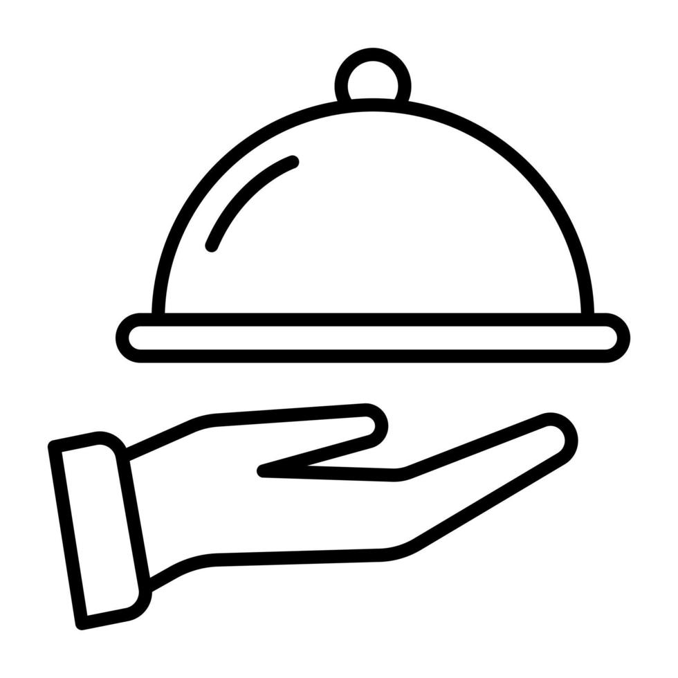 icono de vector de catering