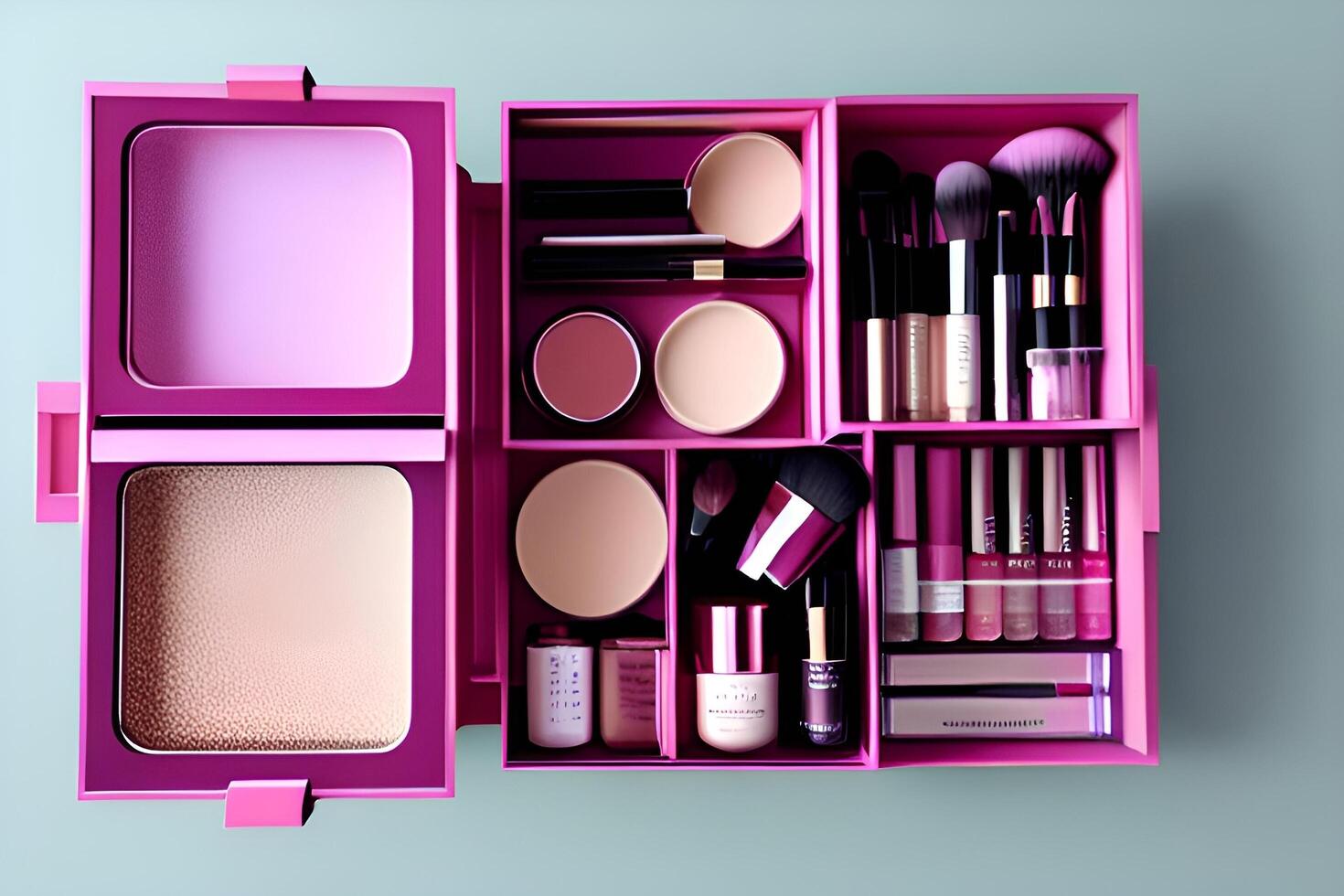 makeup and cosmetics box photo