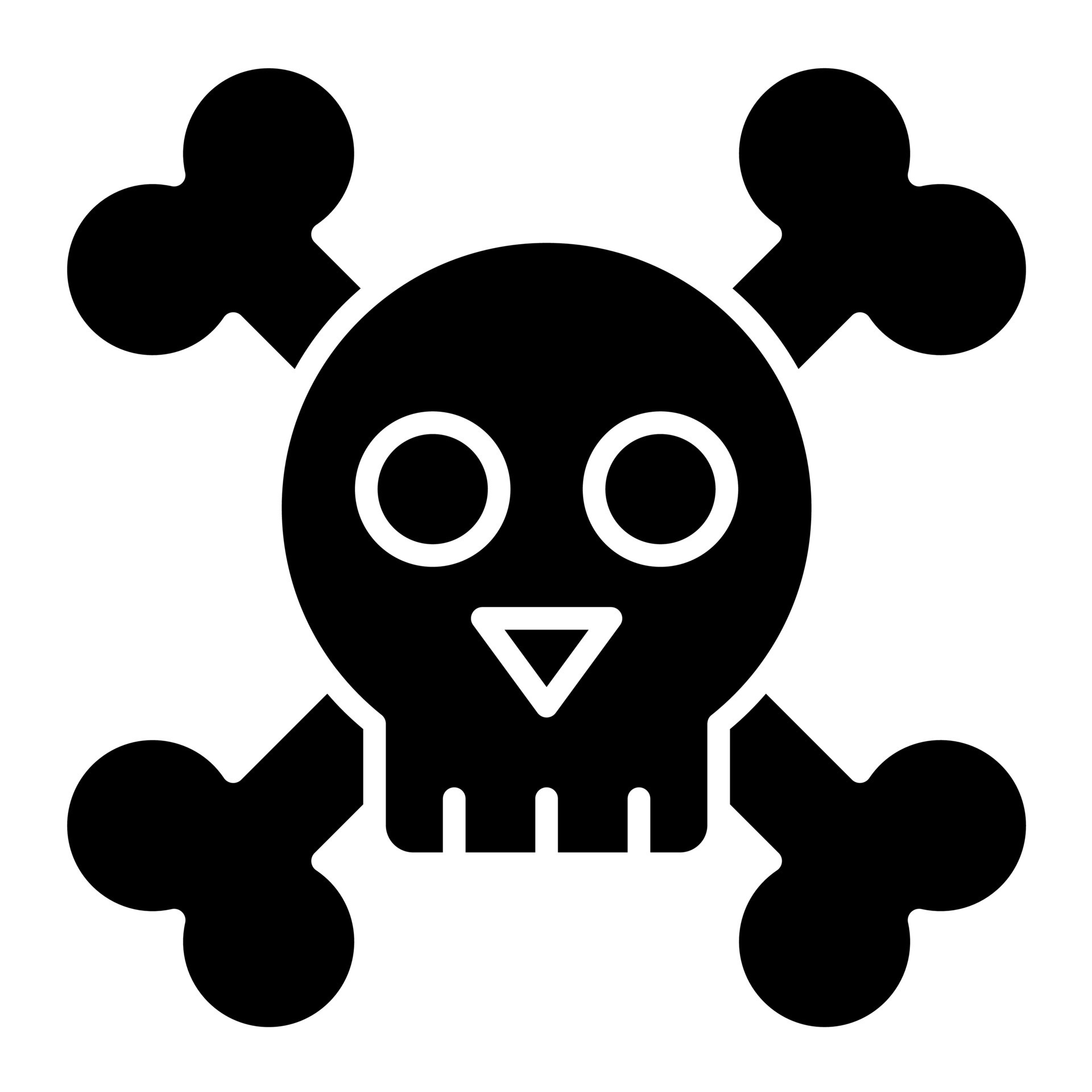 Skull vector icon 21716865 Vector Art at Vecteezy