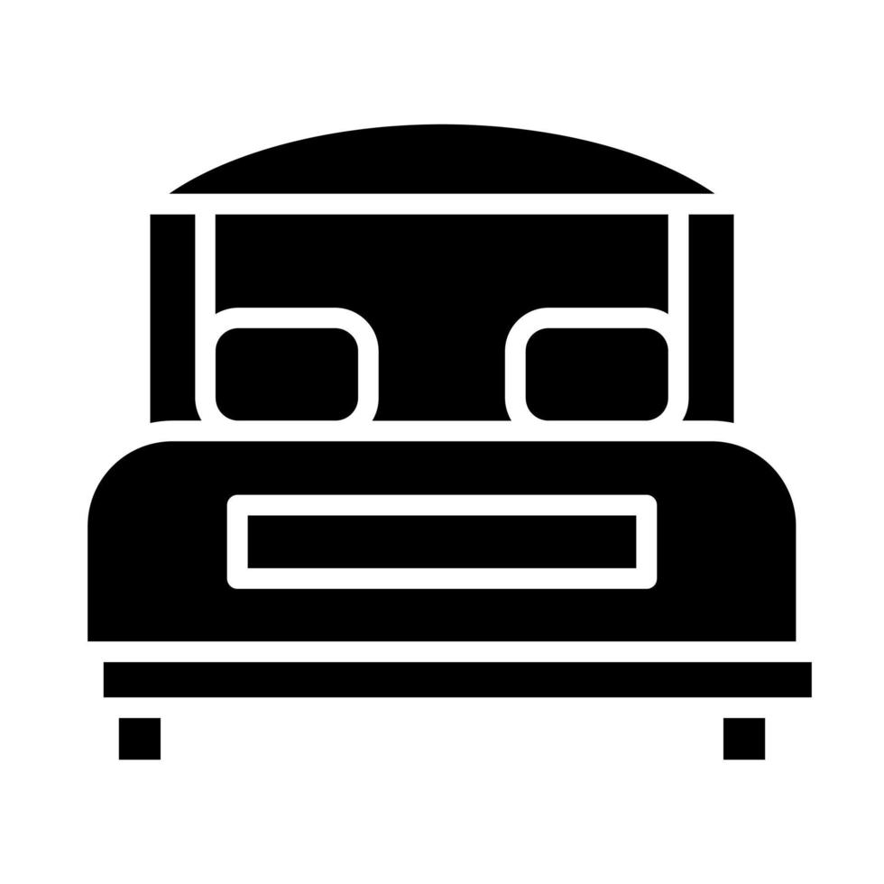 Bed vector icon