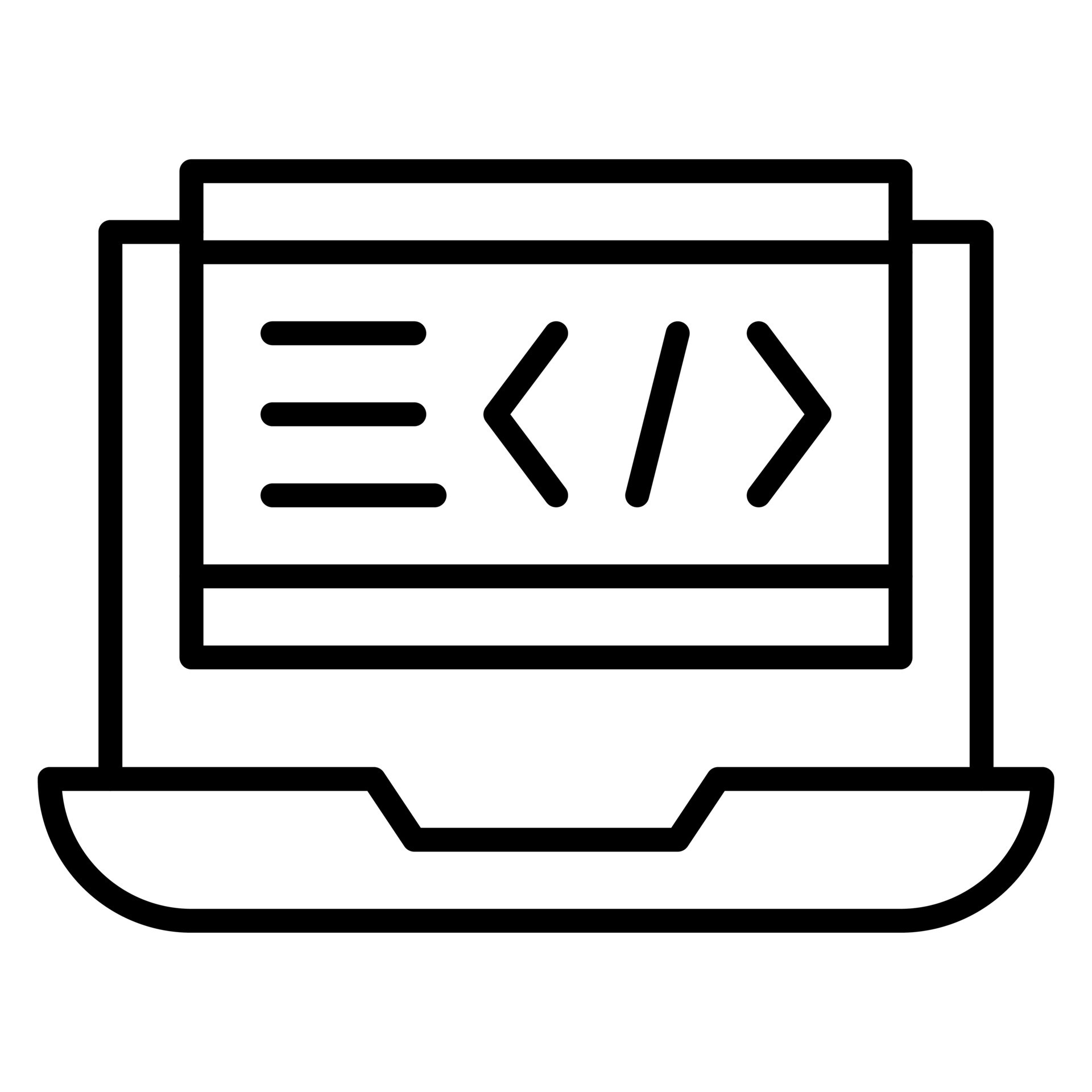 Laptop Coding vector icon 21716928 Vector Art at Vecteezy