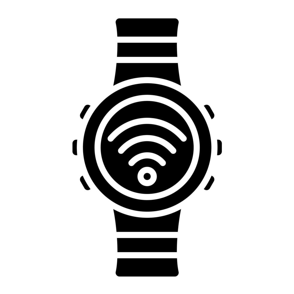 icono de vector de reloj inteligente