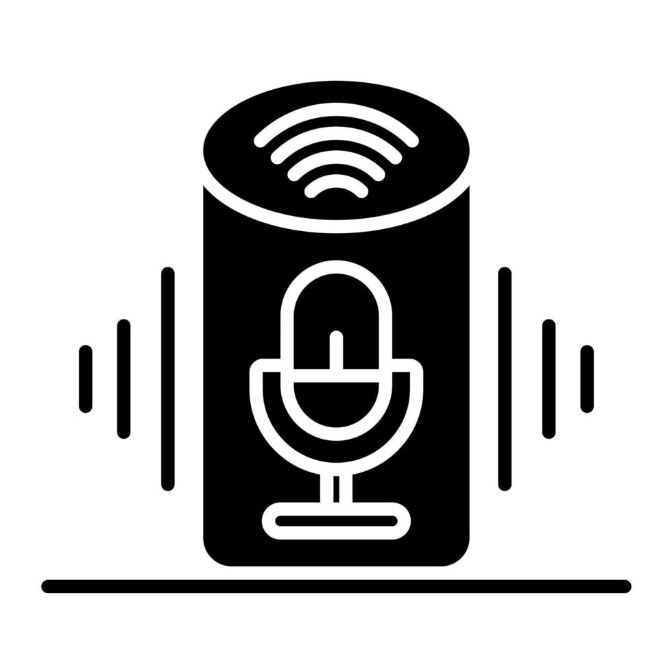 Smart Speaker vector icon