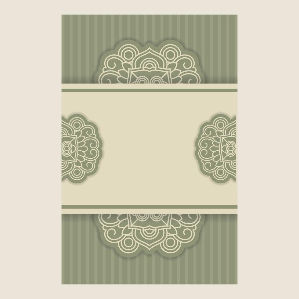 Vintage background, antique greeting card, invitation with victorian ornaments and vintage frame. - Vector. vector