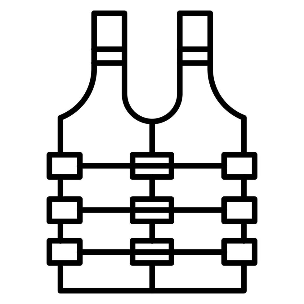 Bulletproof Vest vector icon