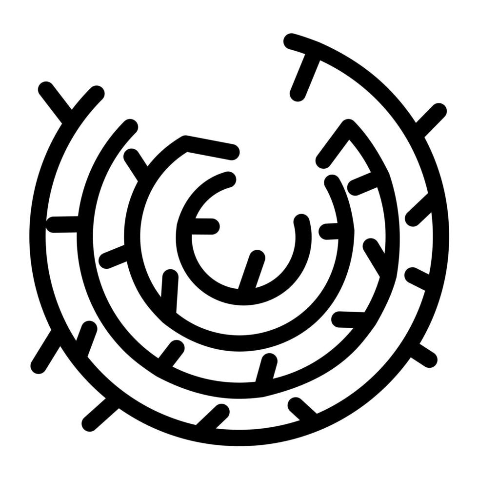 Tumbleweed vector icon