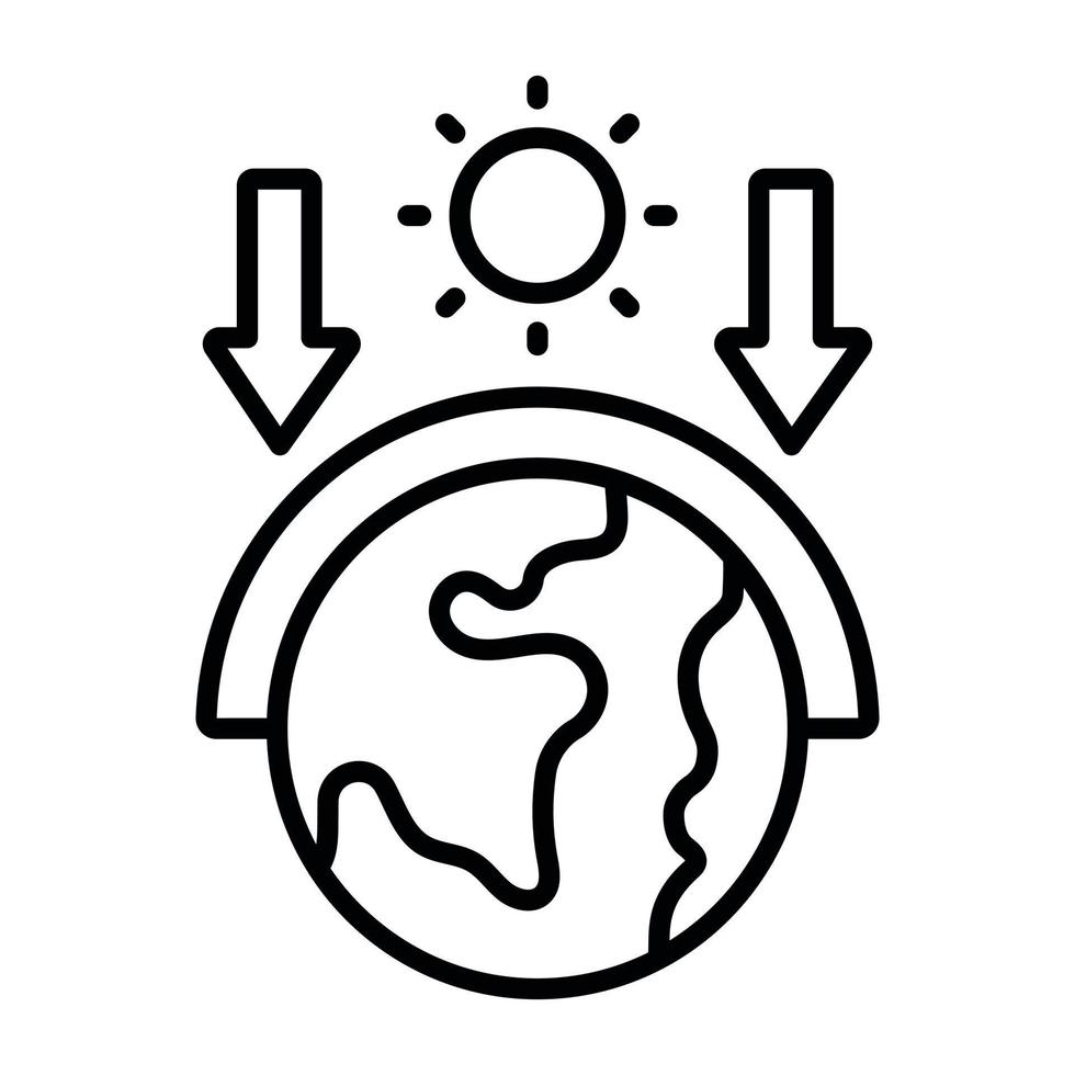 Greenhouse Effect vector icon
