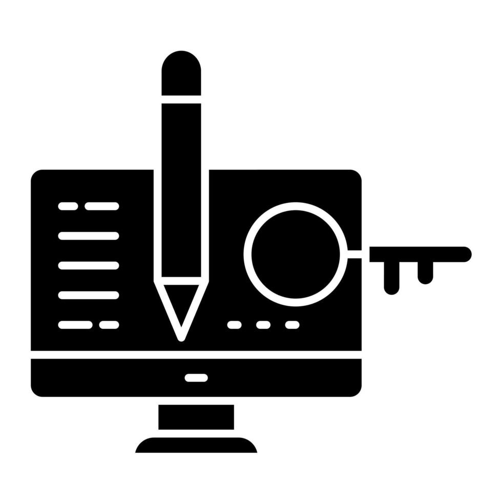 Noticias editor vector icono