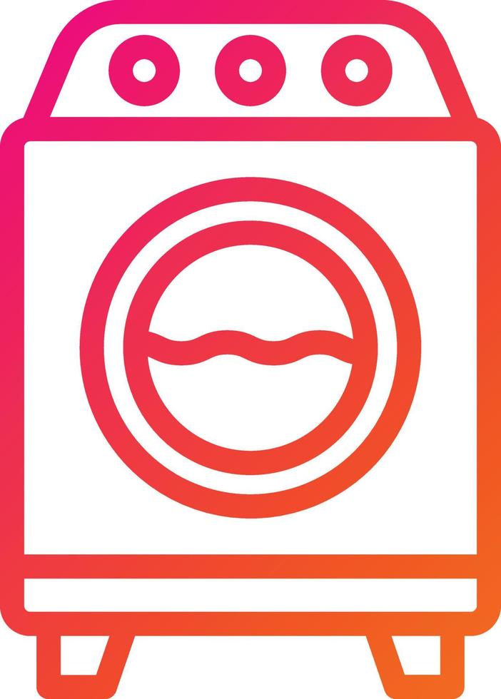 Washing machine Vector Icon Design Illustration