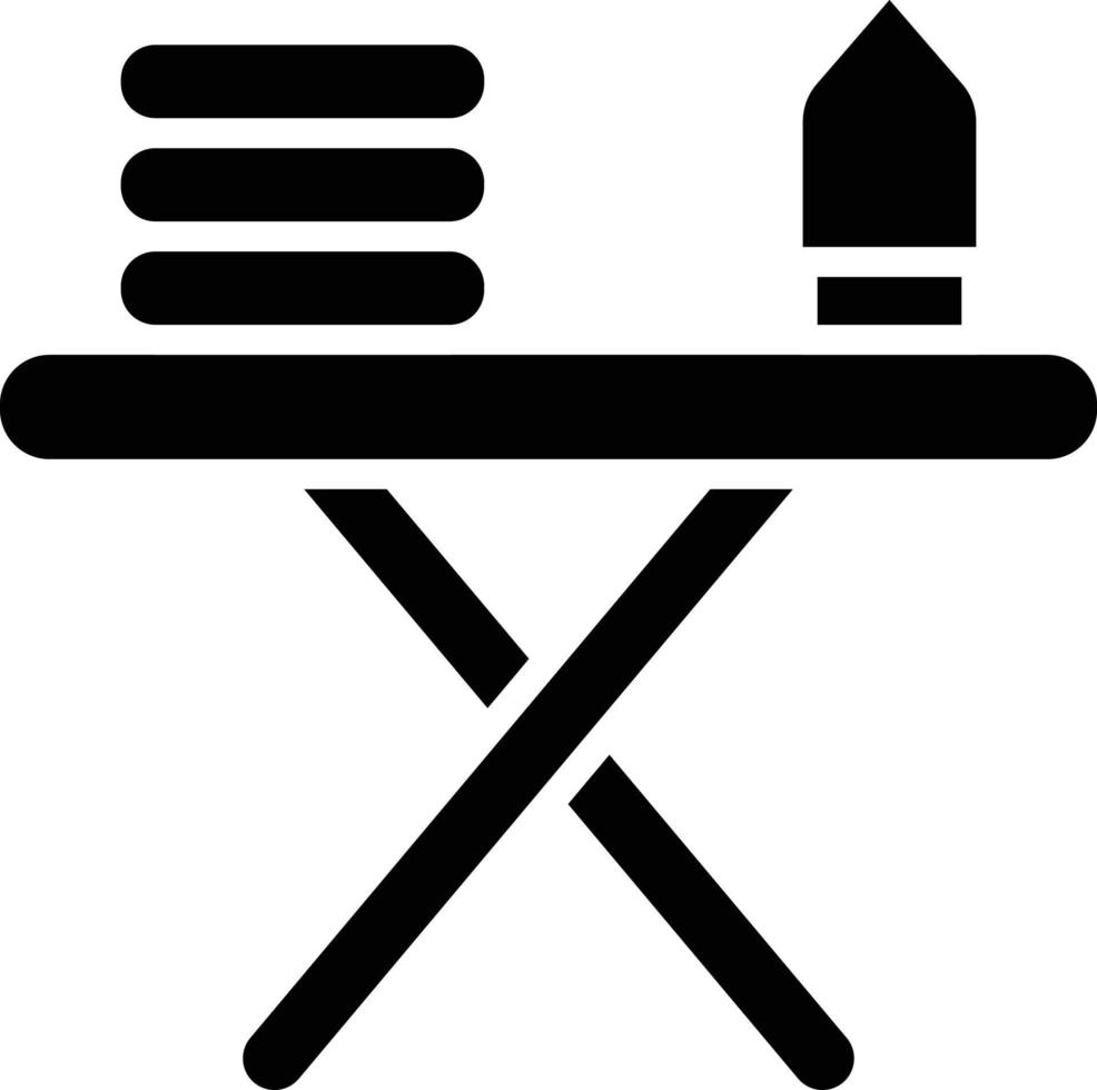 ilustración de diseño de icono de vector de tabla de planchar