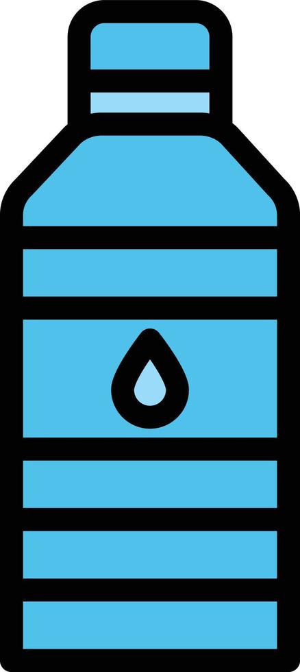 ilustración de diseño de icono de vector de botella de agua