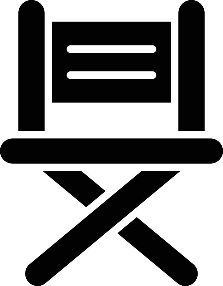 Director chair Vector Icon Design Illustration