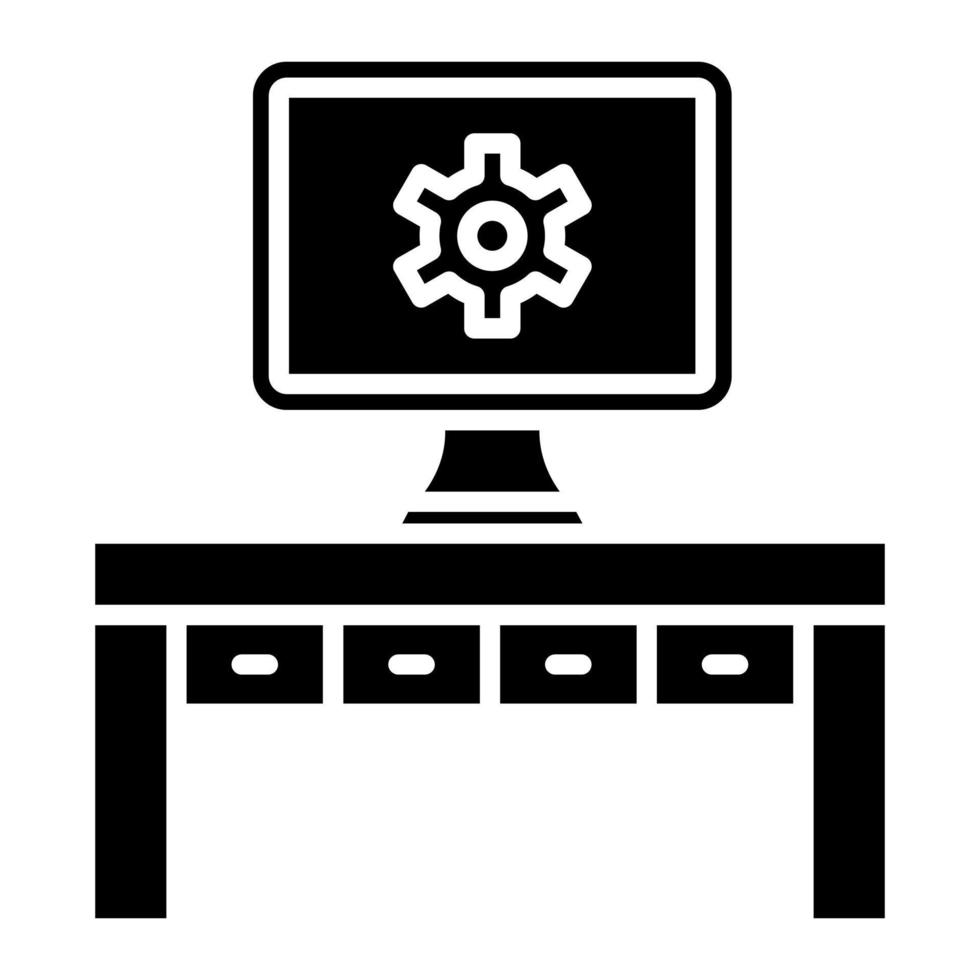 Work Table vector icon