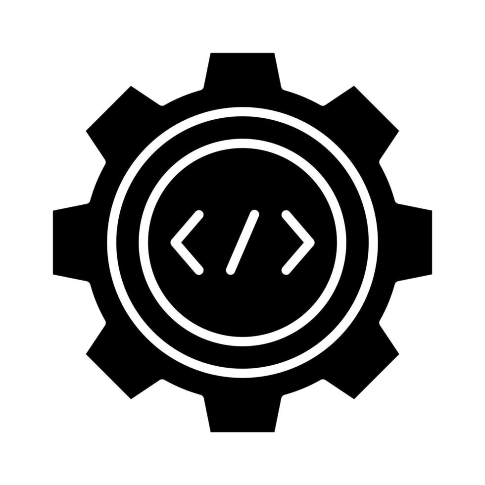 Code Settings vector icon 21718065 Vector Art at Vecteezy