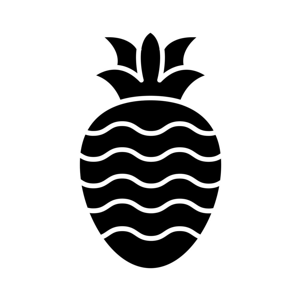 icono de vector de piña