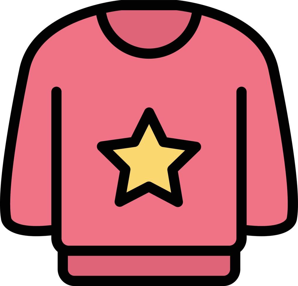 ilustración de diseño de icono de vector de suéter