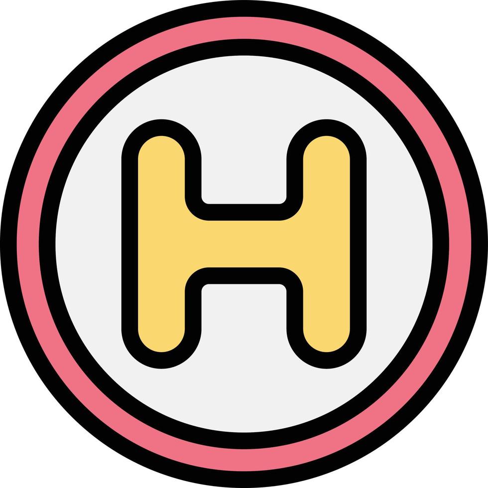 Hospital Vector Icon Design Illustration