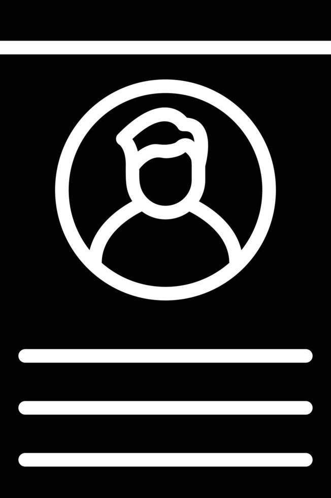 Profile Vector Icon Design Illustration