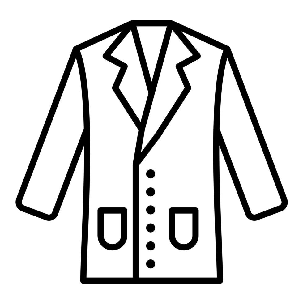 Lab Coat vector icon 21718480 Vector Art at Vecteezy