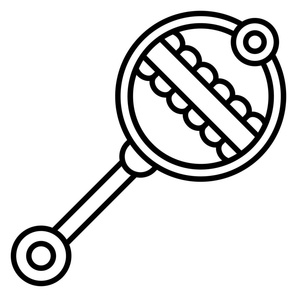 Rattle vector icon