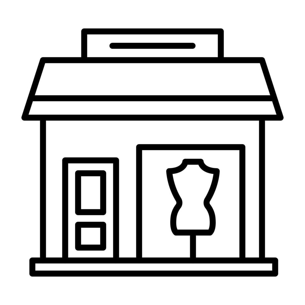 Boutique vector icon