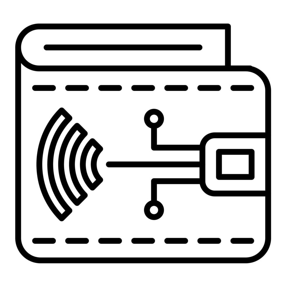 Digital Wallet vector icon