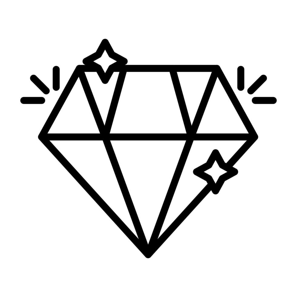 Diamond vector icon