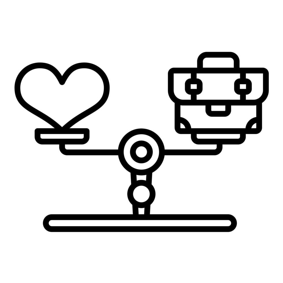 Balance Work vector icon