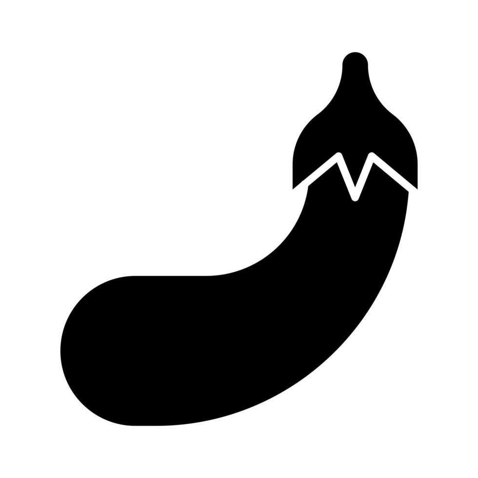 Eggplant vector icon