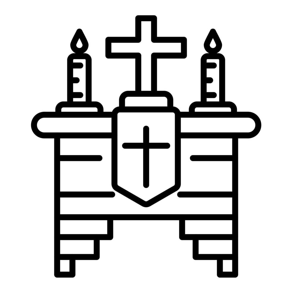 Altar vector icon