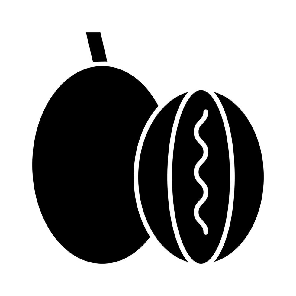 Rockmelon vector icon