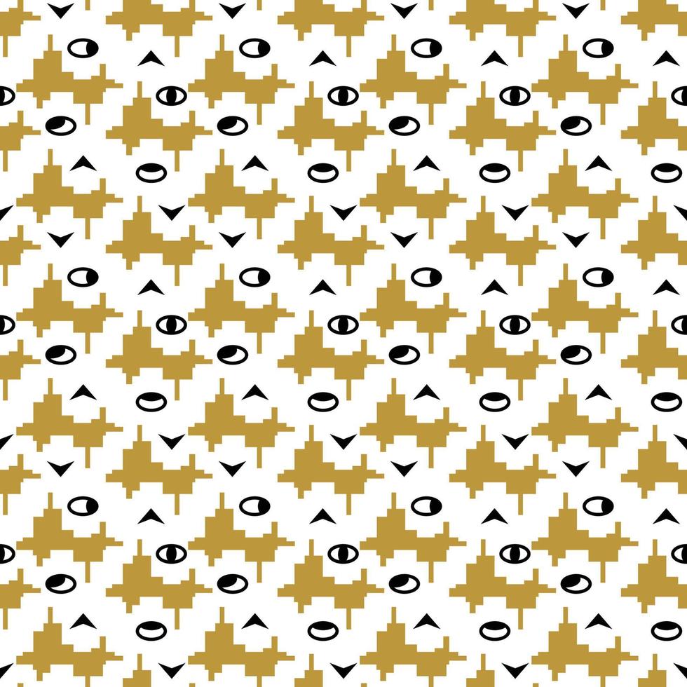 Vector seamless pattern. Modern stylish texture. Repeating abstract floral background for textile print