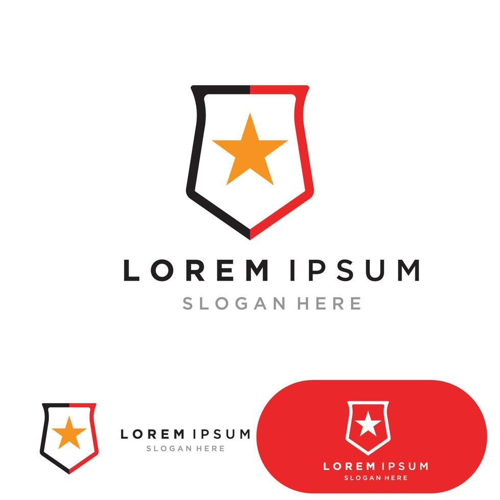 shield logo design vector,shield emblem logo template,logosymbol icon-vector vector