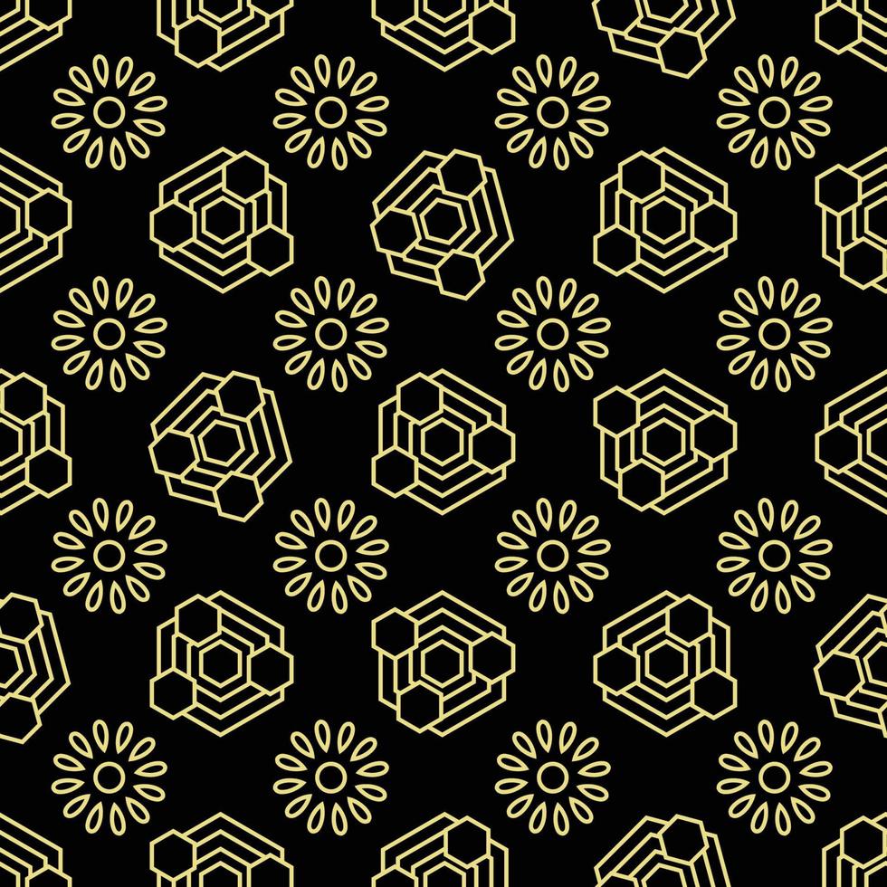 Vintage Oriental vector pattern with arabesques and floral elements. Traditional classic ornament with white rhombus for wallpapers, textile, wrapping, wedding invitation