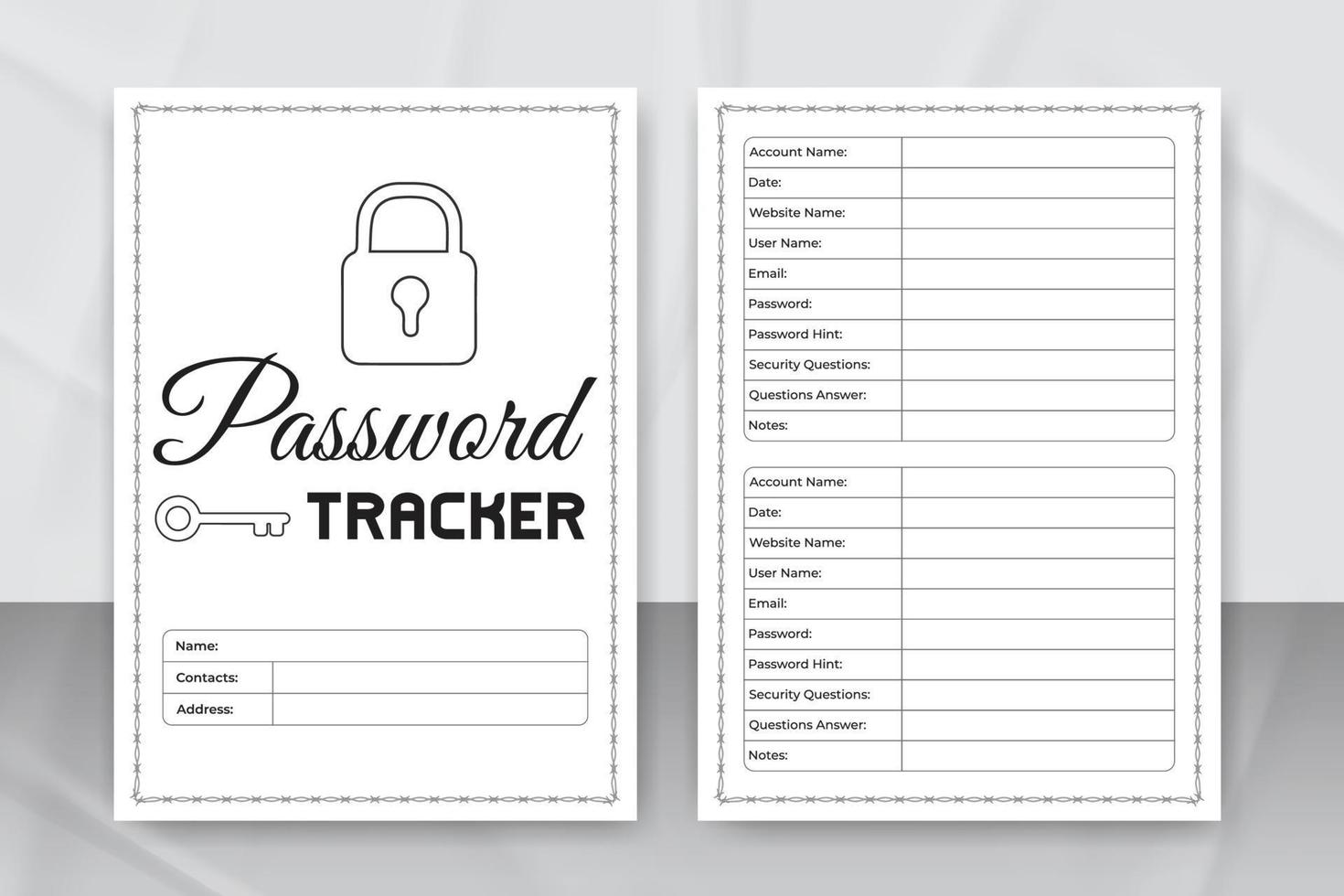 Modèle D'ordinateur Portable Intérieur Kdp Du Tracker. Carnet De