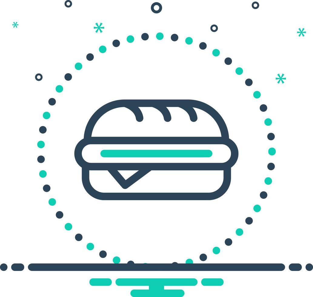 mix icon for sub vector