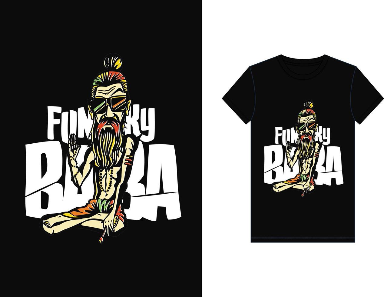 t shirt trendy design mockup presented on wooden hanger vector
