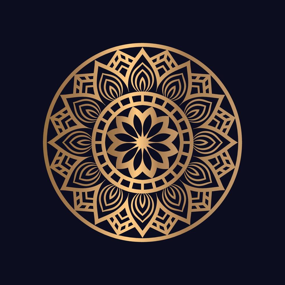 Luxury ornamental mandala background design vector