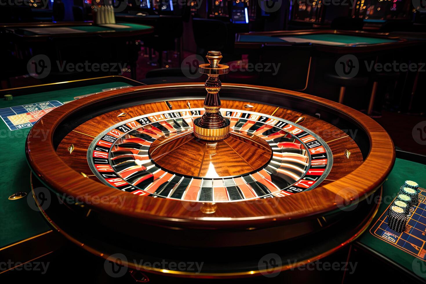 Casino roulette close up. Roulette wheel. Gambling addiction. Created with  Generative AI 21719797 Stock Photo at Vecteezy