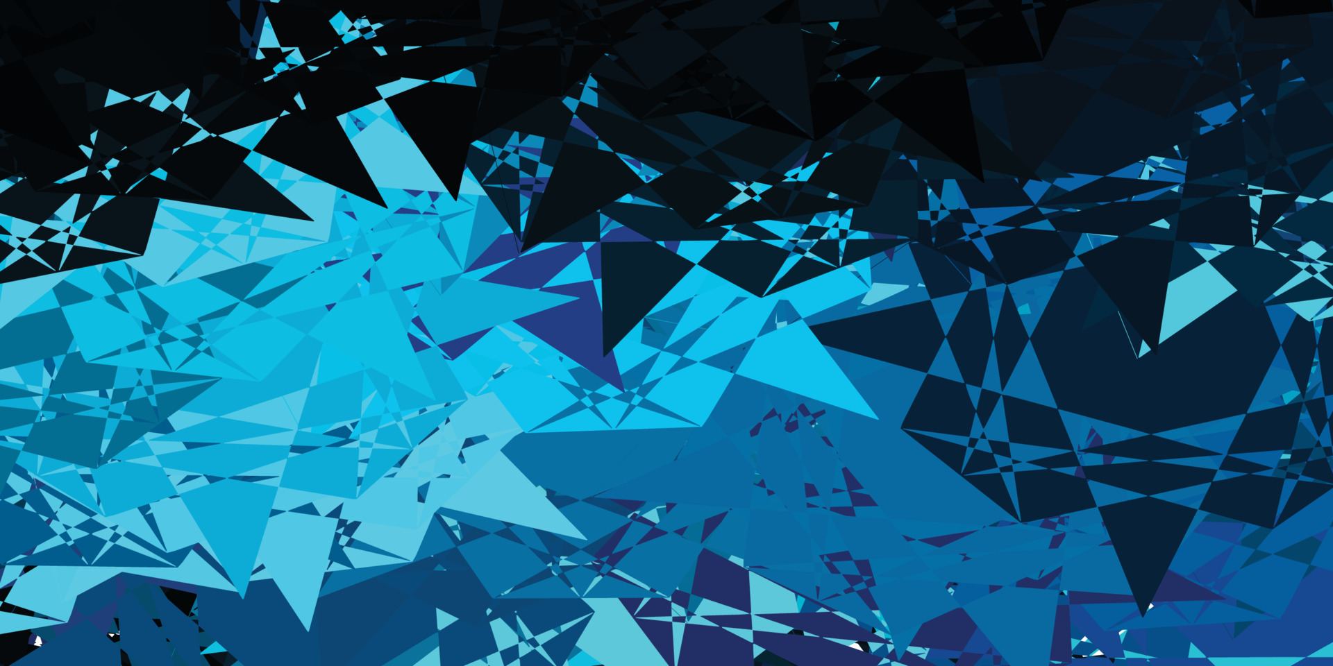Dark BLUE vector background with polygonal forms. 21720434 Vector Art
