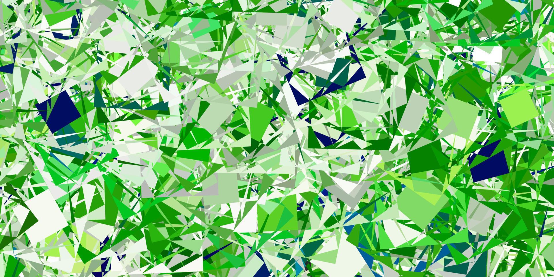 Light Green vector layout with triangle forms.