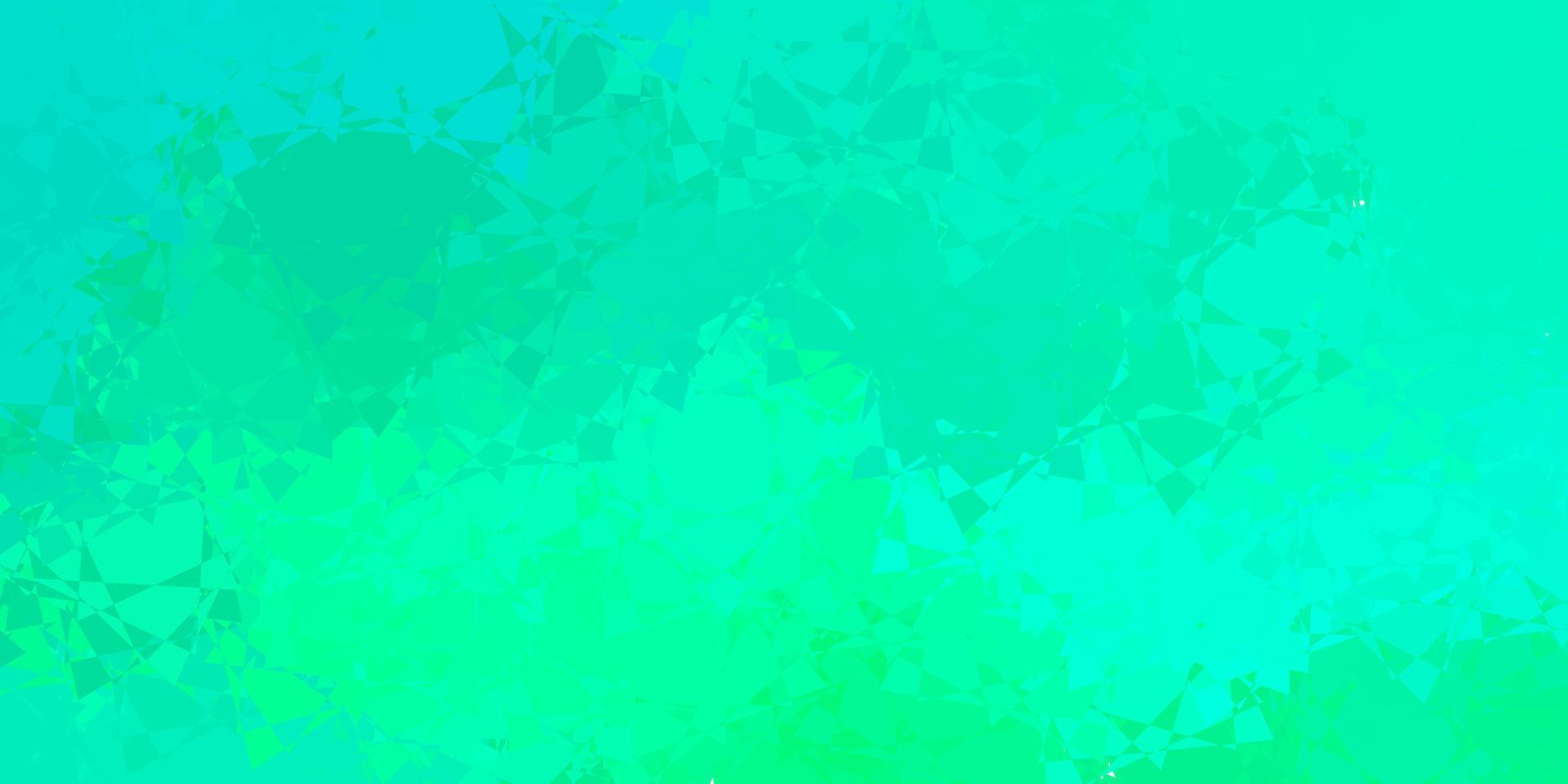 Light Green vector template with triangle shapes.