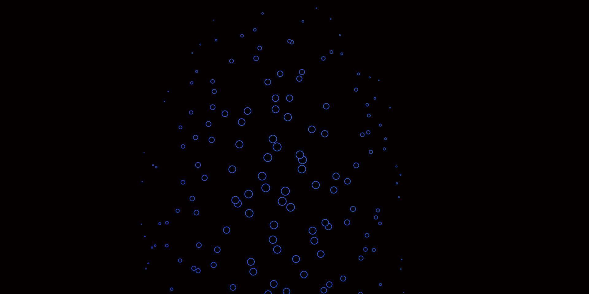 Dark BLUE vector template with circles.