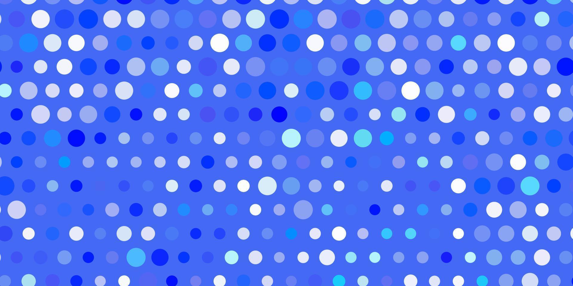 Light blue vector template with circles.