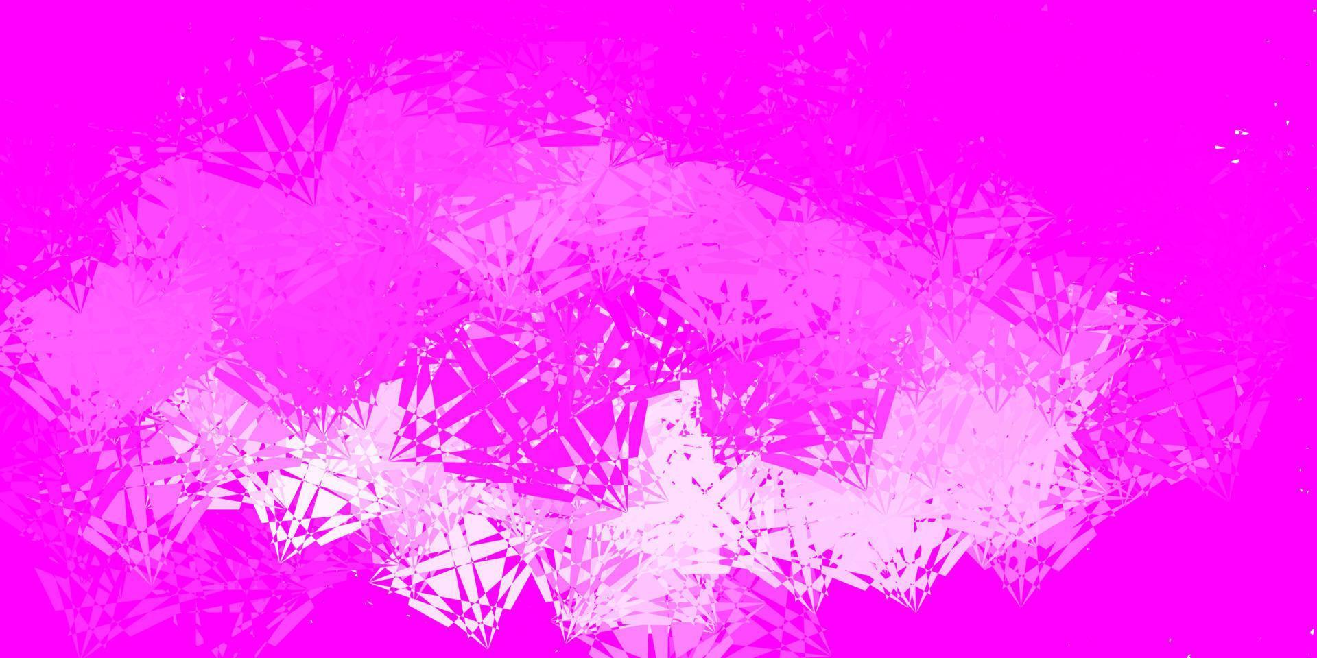 Light Pink vector texture with random triangles.