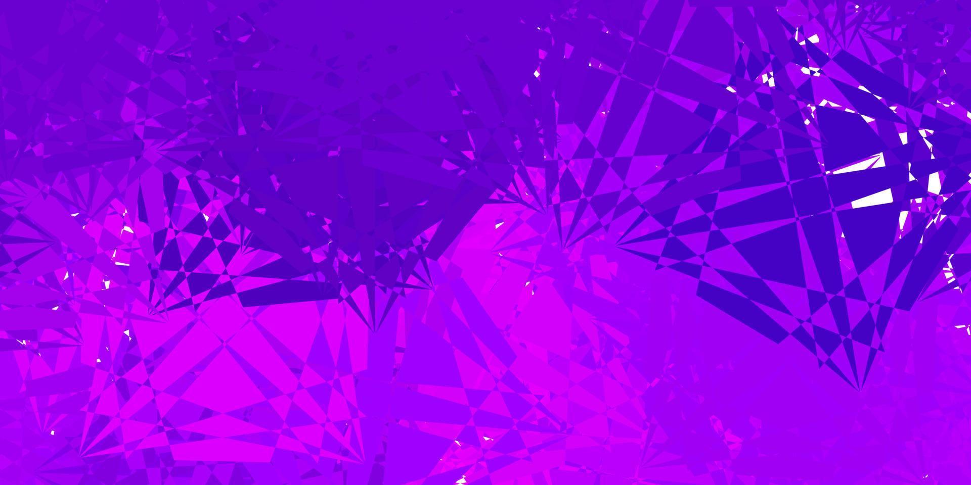 Dark Pink vector layout with triangle forms.